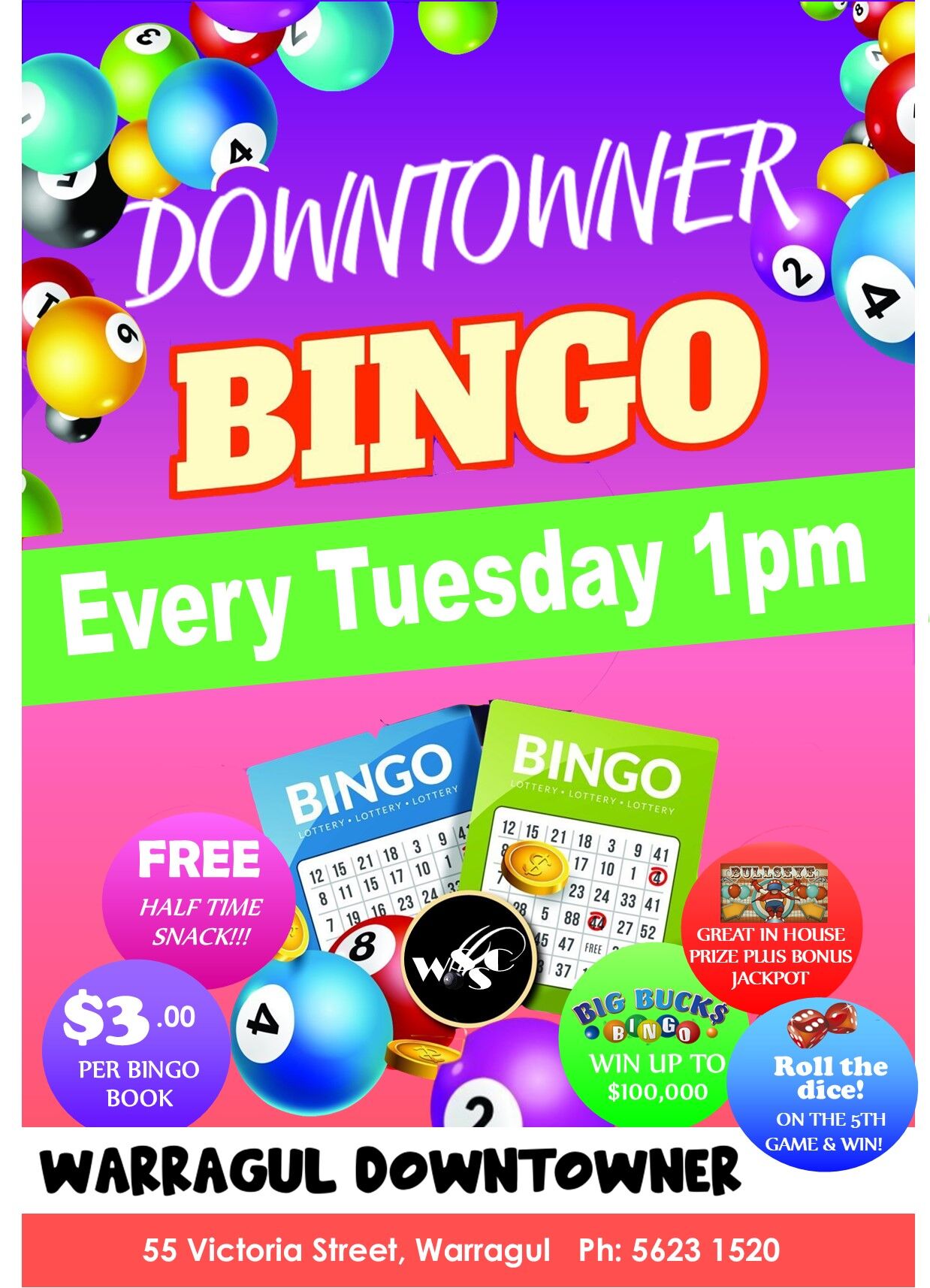 Bingo - Warragul Sporting + Social Club Bingo - Warragul Sporting + Social Club