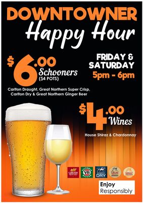 Warragul Downtowner Happy Hour